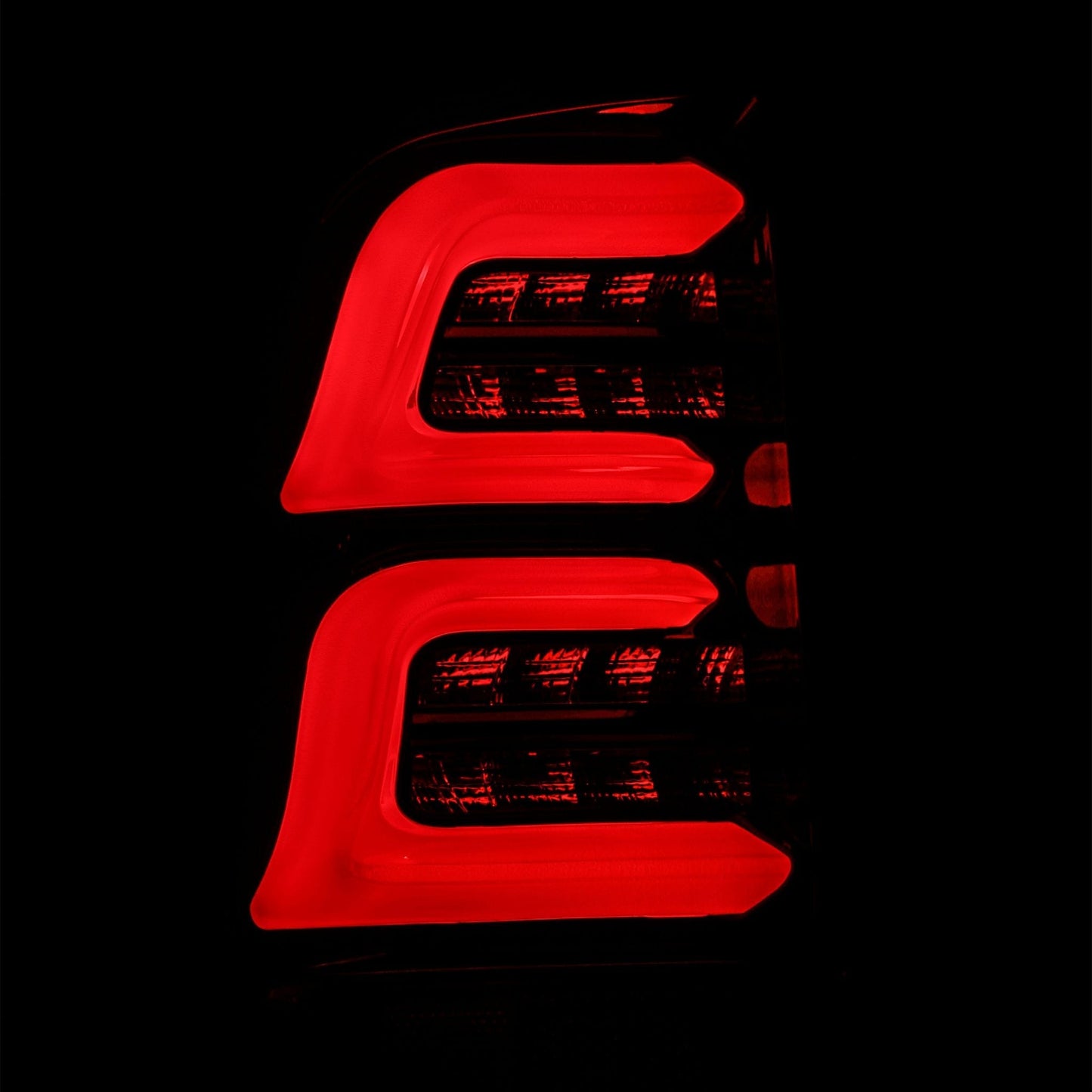 AlphaRex 97-03 Ford F150 / 99-16 F250/F350 Super Duty PRO-Series LED Tail Lights Red Smoke - 654020 AlphaRex