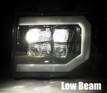 Load image into Gallery viewer, AlphaRex 07-13 GMC Sierra NOVA-Series LED Projector Headlights Jet Black - 880608