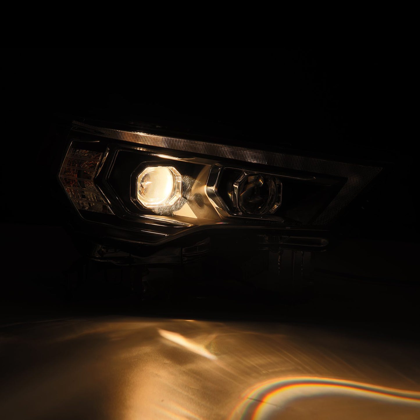 AlphaRex 14-20 Toyota 4Runner MK II PRO-Series Halogen Projector Headlights Black - 880814 AlphaRex