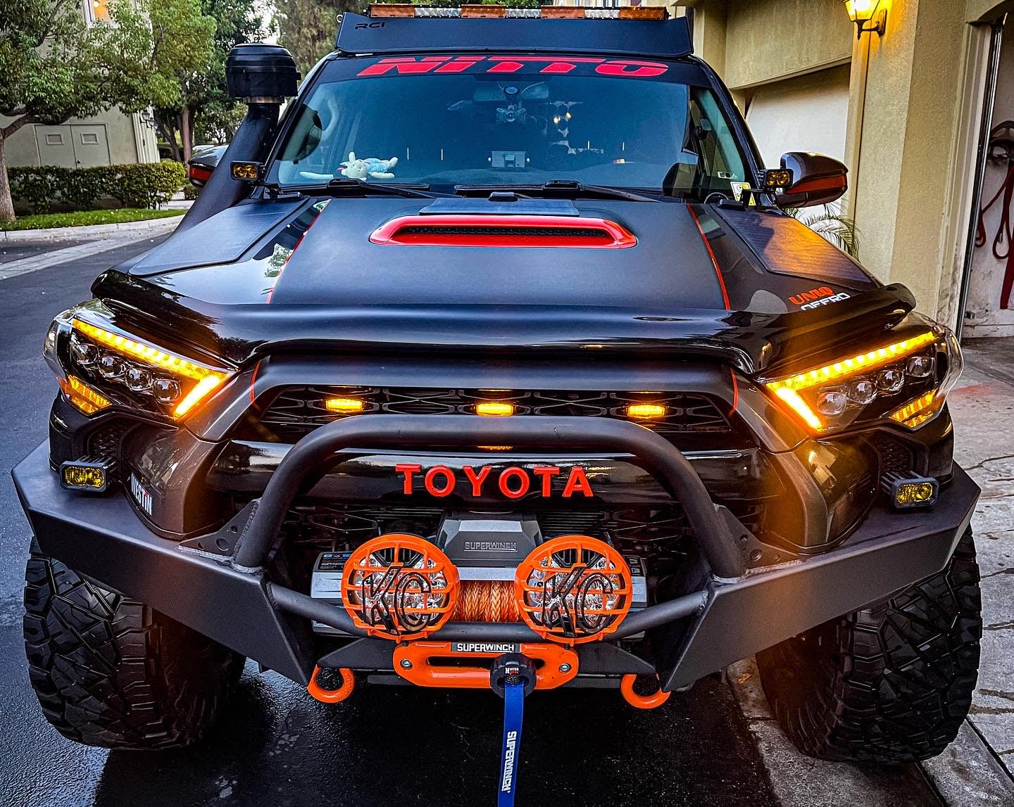 AlphaRex 14-22 Toyota 4Runner MK II NOVA-Series LED Projector Headlights Black - 880808 AlphaRex