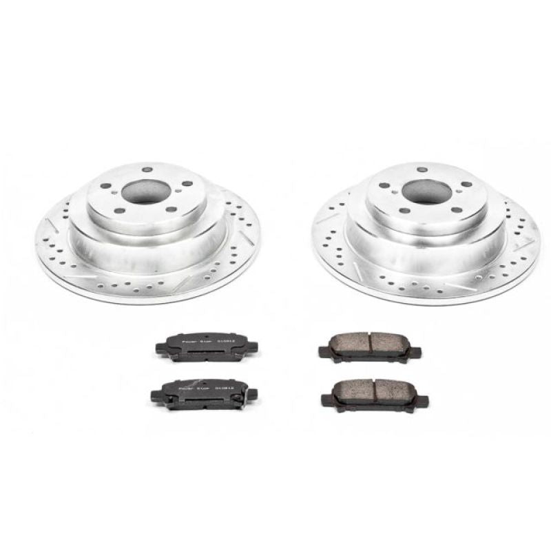 Power Stop 98-03 Subaru Forester Rear Z23 Evolution Sport Brake Kit PowerStop