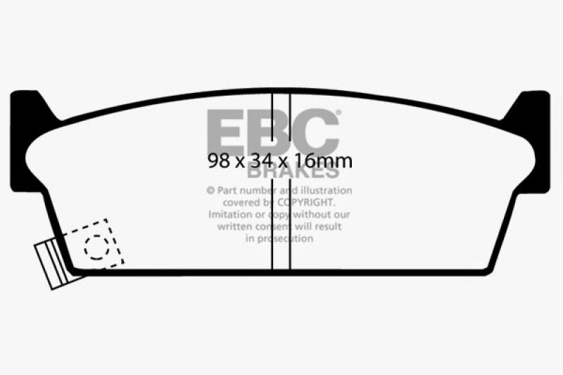 EBC Ultimax2 Rear Brake Pads - UD479 EBC