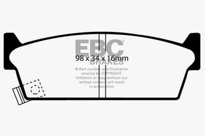EBC Ultimax2 Rear Brake Pads - UD479 EBC