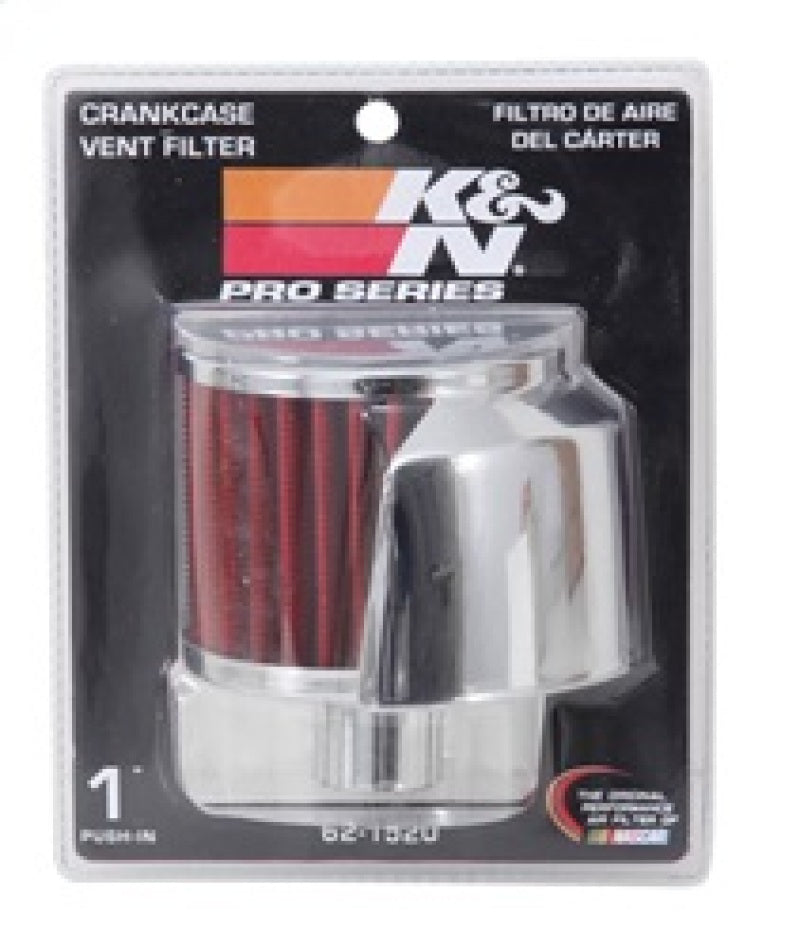 K&N 1.00in Flange ID x 3in OD x 2.5in Height Vent Filter K&N Engineering