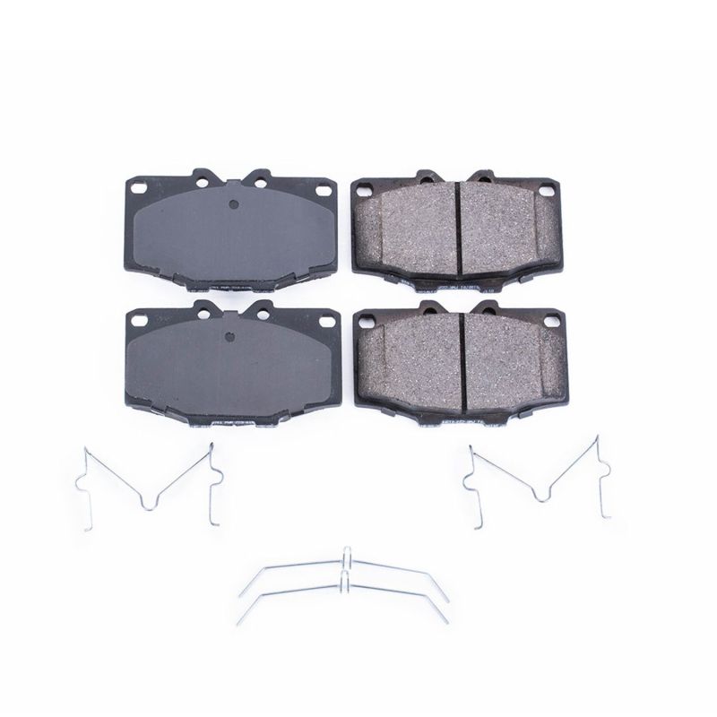 Power Stop 87-88 Toyota 4Runner Front Z17 Evolution Ceramic Brake Pads w/Hardware PowerStop