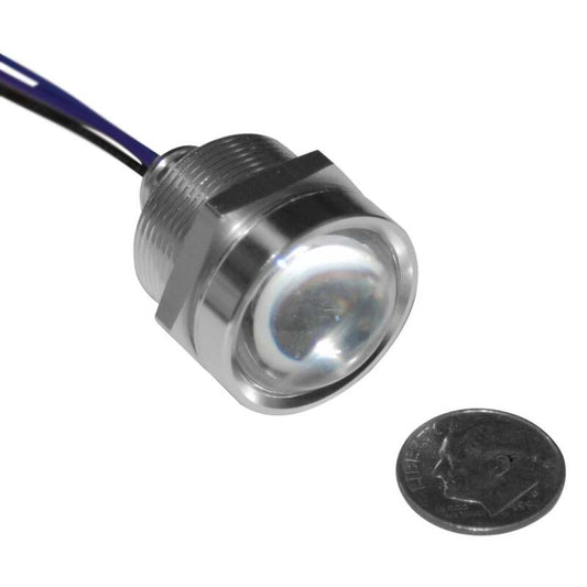 Letric Lighting Royal Flsh Led 1in Stl/Rd/Amb