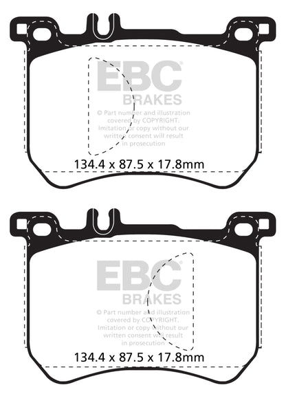 EBC RedStuff Front Brake Pads - DP32179C EBC