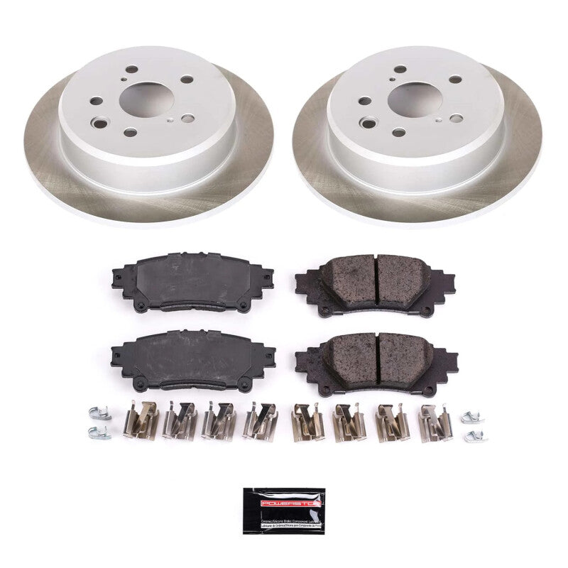 Power Stop 14-15 Lexus IS250 Rear Semi-Coated Rotor Kit PowerStop