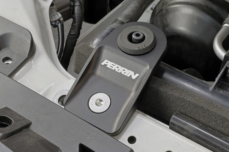 PERRIN 08-14 Subaru WRX / STI Upper Radiator Bracket Set - Black