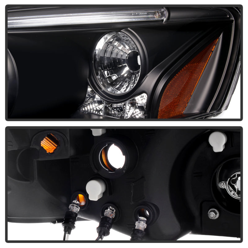 Spyder Pontiac G6 2/4DR 05-08 Projector Headlights LED Halo LED Blk PRO-YD-PG605-HL-BK SPYDER