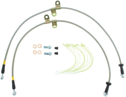StopTech 05-09 Land Rover LR 3 / 06-09 Range Rover Front Stainless Steel Brake Line Kit Stoptech