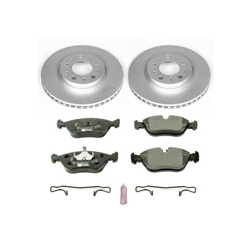 Power Stop 94-97 Volvo 850 Front Euro-Stop Brake Kit PowerStop