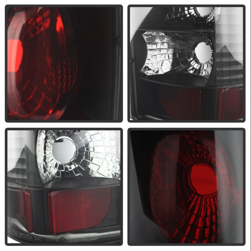 Spyder Chevy Silverado 1500 99-02 (Not Fit Stepside) Euro Style Tail Lights Blk Smke ALT-YD-CS99-BSM SPYDER