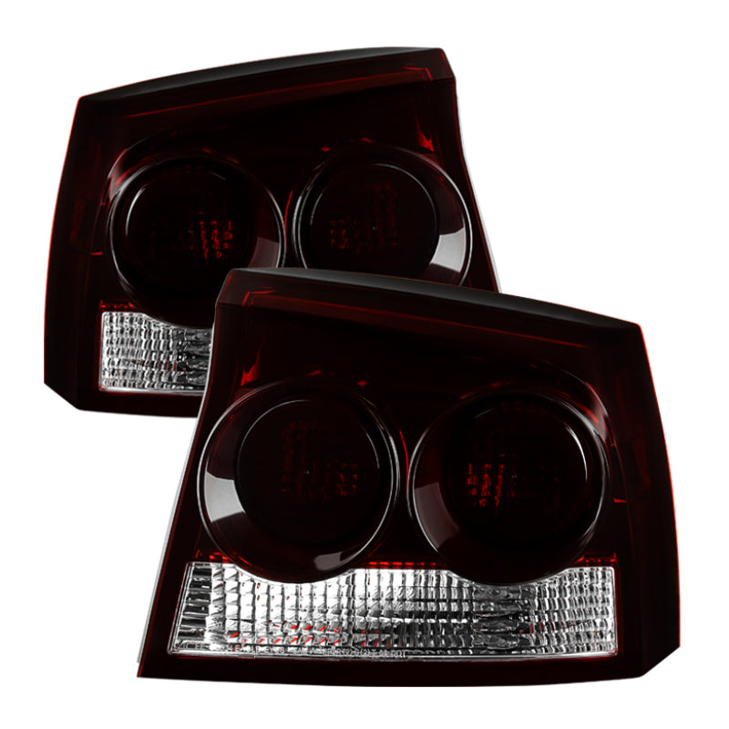 Xtune Dodge Charger 2009-2010 OEM Style Tail Lights Red Smoked ALT-JH-DC09-OE-RSM SPYDER