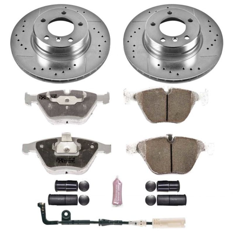 Power Stop 06-07 BMW 525i Front Z26 Street Warrior Brake Kit PowerStop