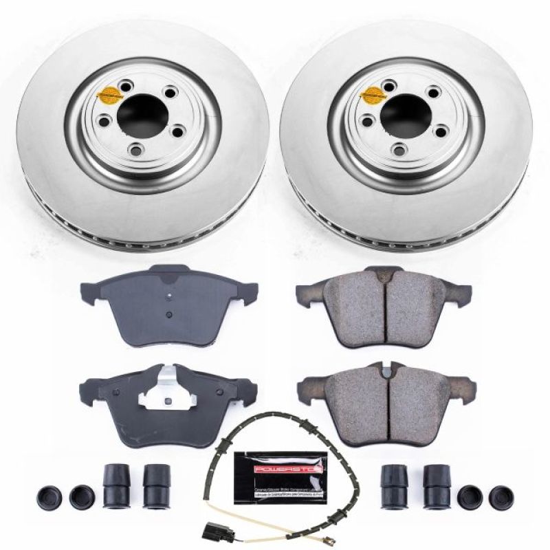 Power Stop 10-15 Jaguar XF Front Z23 Evolution Sport Coated Brake Kit PowerStop