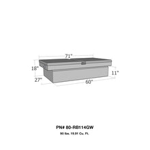 Load image into Gallery viewer, Westin/Brute Gull Wing Lid Full Size Xtra Wide - Aluminum