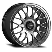 Load image into Gallery viewer, Konig MRK1 18X8.5 5X114.3 ET43 Hyper Carbon - Gloss Black Gear Cap/Logo/Cover Plate