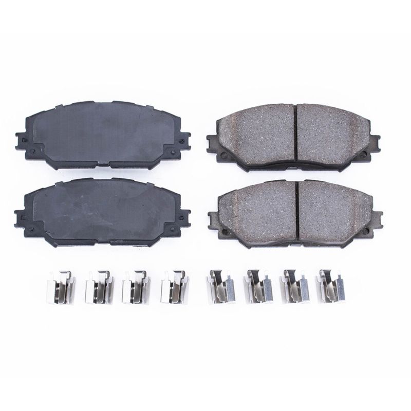 Power Stop 10-12 Lexus HS250h Front Z17 Evolution Ceramic Brake Pads w/Hardware PowerStop