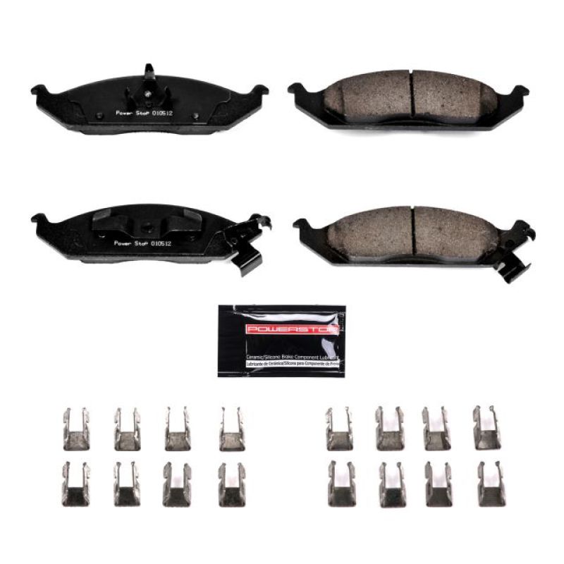 Power Stop 95-00 Chrysler Cirrus Front Z23 Evolution Sport Brake Pads w/Hardware PowerStop