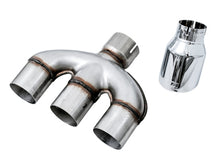 Load image into Gallery viewer, AWE Tuning 17-20 Honda Civic Si 1.5L Turbo Triple Tip Conversion Kit - Chrome Silver Tip