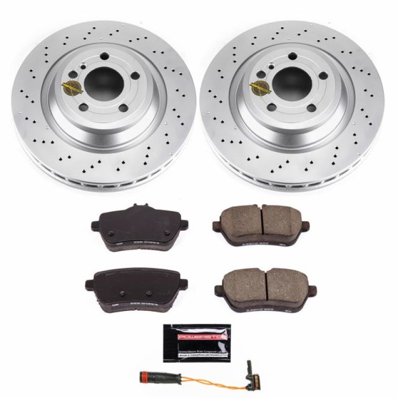 Power Stop 15-16 Mercedes-Benz SL400 Rear Z23 Evolution Sport Coated Brake Kit PowerStop