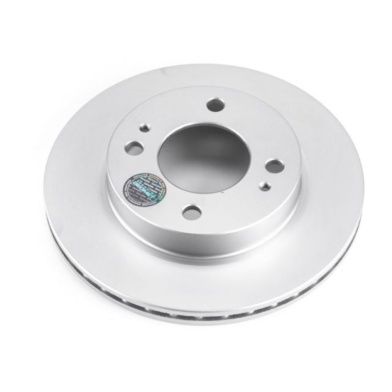 Power Stop 14-15 Mitsubishi Mirage Front Evolution Geomet Coated Rotor PowerStop