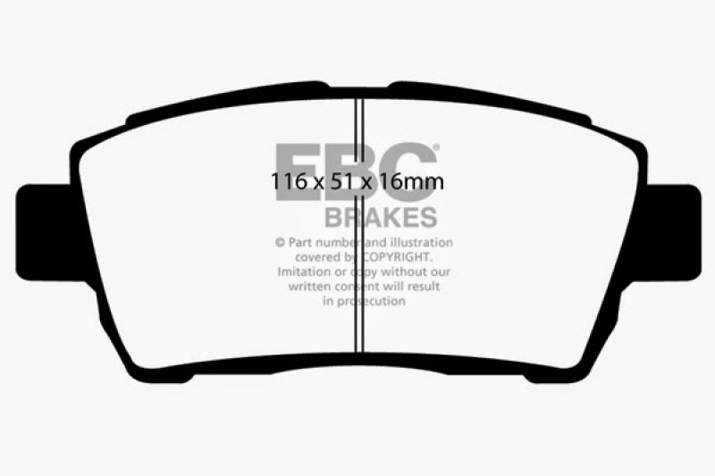 EBC Ultimax2 Front Brake Pads - UD822