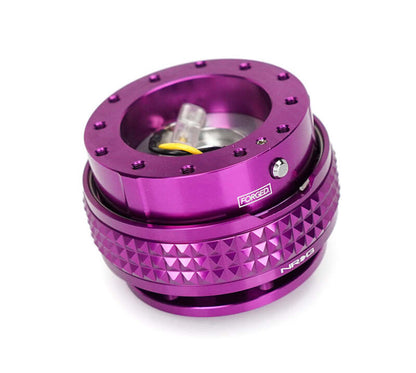 NRG Quick Release Kit - Pyramid Edition - Purple Body / Purple Pyramid Ring - SRK-210PP-PP