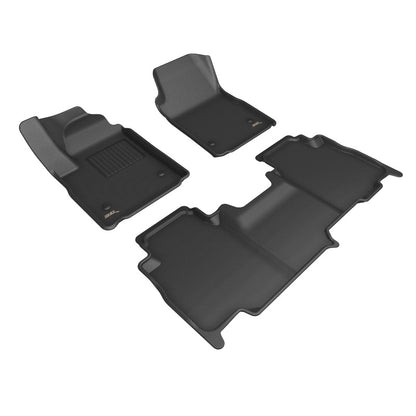 3D MAXpider KAGU 1st & 2nd Row Floor Mats for 2024-2026 Chevrolet Silverado EV - L1CH12001509