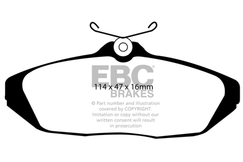 EBC Ultimax2 Rear Brake Pads - UD599 EBC