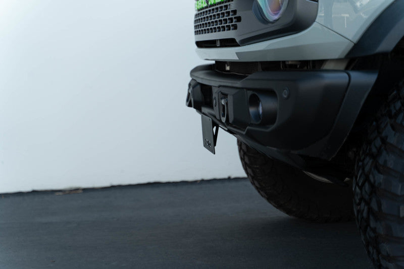 DV8 Offroad 21-23 Ford Bronco Capable Bumper Front License Plate Mount DV8 Offroad