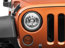 Load image into Gallery viewer, Raxiom 07-18 Jeep Wrangler JK LED Halo Headlights- Chrome Housing (Clear Lens)