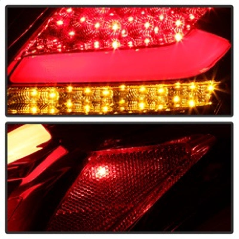 Spyder 12-14 Ford Focus 5DR LED Tail Lights - Red Clear (ALT-YD-FF12-LED-RC) SPYDER