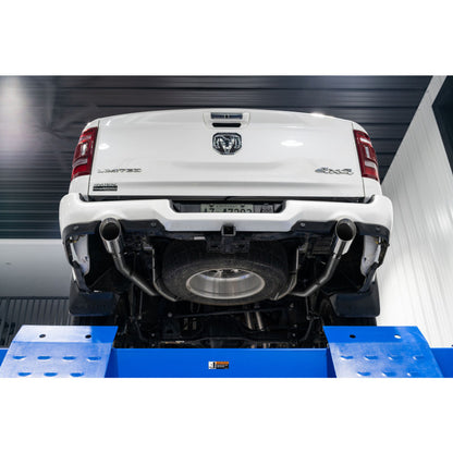 MBRP 2.5" Cat Back, Dual Split Rear, Black Coated, Ram Hemi 1500 5.7L CC/QC 2019 - 2023 MBRP