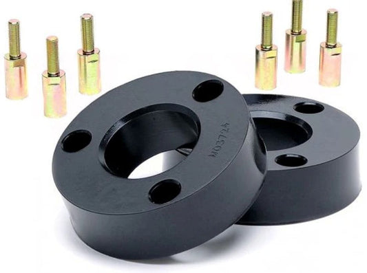 Daystar KT09116BK 2.5-inch front strut spacer leveling kit for Toyota Tacoma, 4Runner and FJ Cruiser 6-lug models
