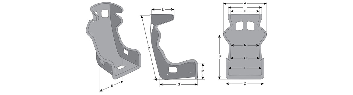 Momo Daytona XXL Seats (FIA 8855-1999) - Black Hardshell 1081BLK