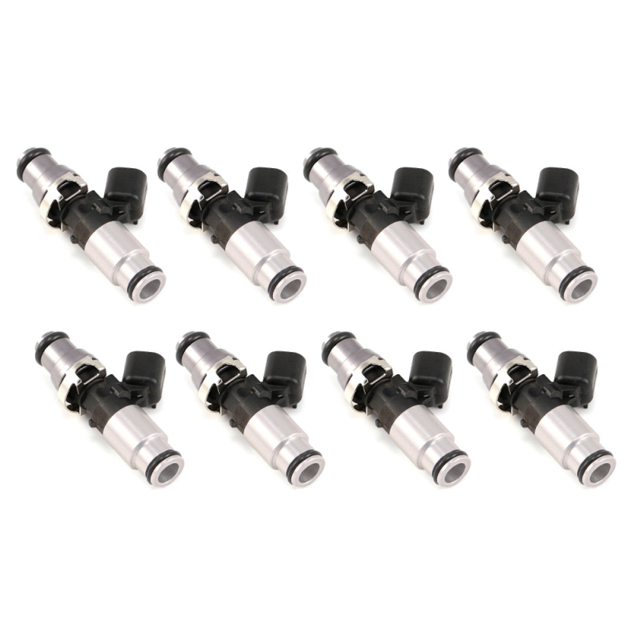 Injector Dynamics 1750-XDS - 48mm Length - 14mm Top - 14mm (Black) Bottom Adaptor (Set of 6)