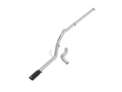 aFe Vulcan Series 3 IN 304 Stainless Steel DPF-Back Exhaust System w/ Black Tip - 49-36504-B