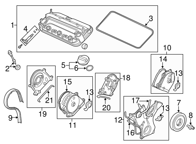 Genuine OEM Honda Acura Engine Oil Filler Cap (15610-REZ-A00) X1