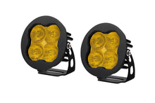 Load image into Gallery viewer, Diode Dynamics SS3 LED Pod Sport - Yellow SAE Fog Round (Pair)