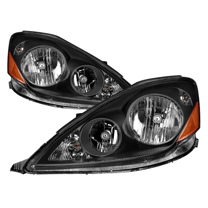 xTune Toyota Sienna Halogen Models Only 2006-2010 OEM Style Headlights - Black HD-JH-TSIE06-AM-BK SPYDER