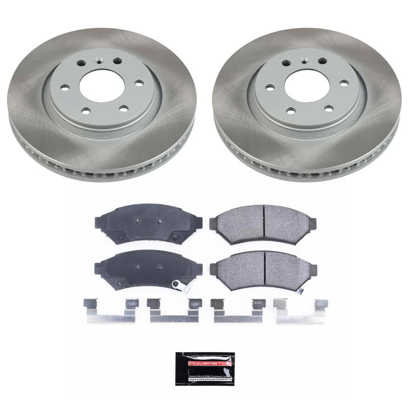 Power Stop 06-07 Saturn Relay Front Semi-Coated Rotor Kit PowerStop