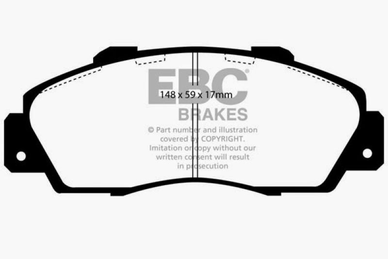 EBC GreenStuff Front Brake Pads - DP6872 EBC