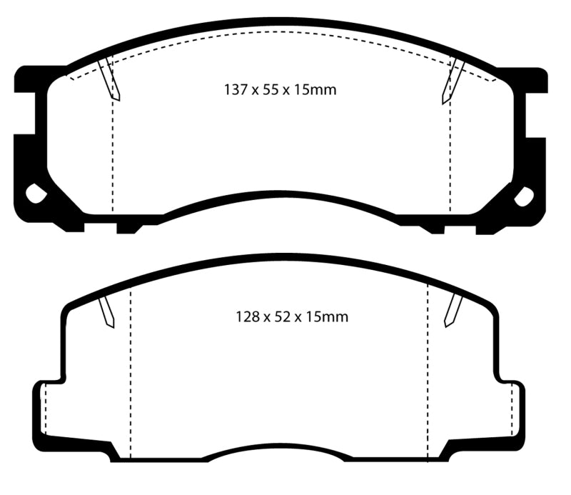 EBC Ultimax2 Front Brake Pads - UD500 EBC