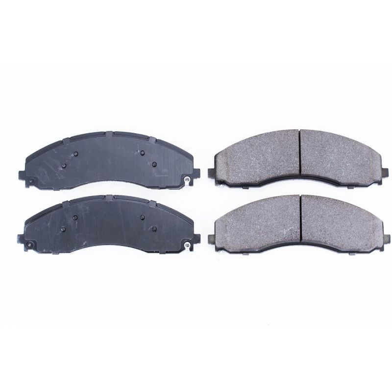 Power Stop 17-19 Ford F-450 Super Duty Front Z16 Evolution Ceramic Brake Pads PowerStop