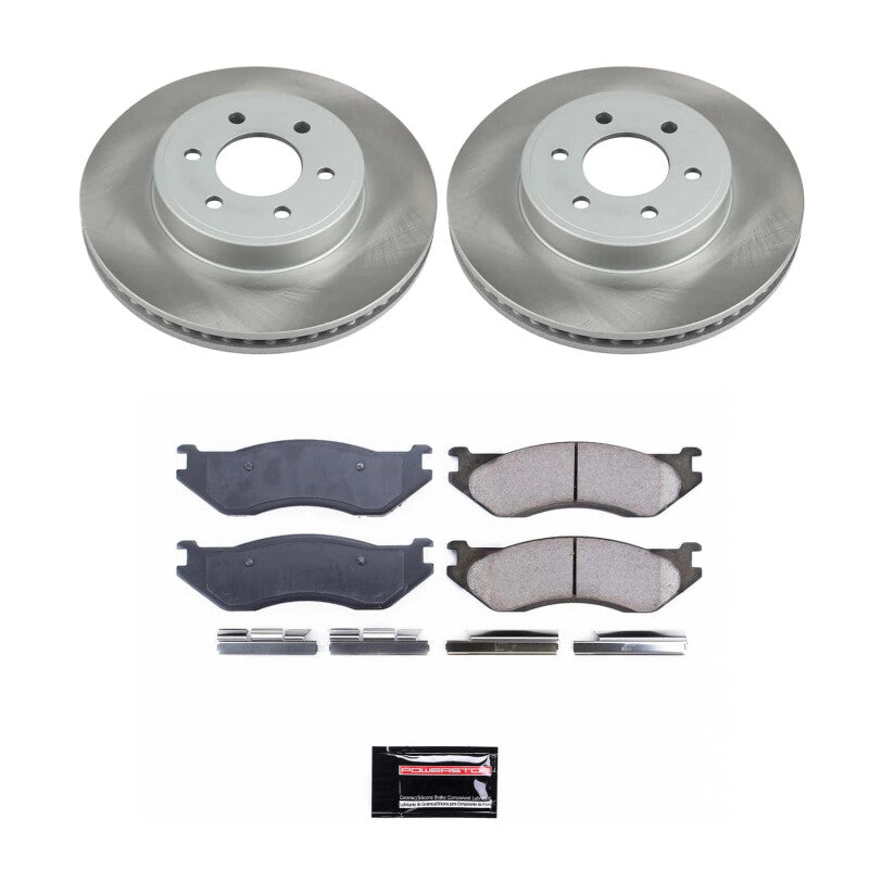 Power Stop 2003 Dodge Durango Front Semi-Coated Rotor Kit PowerStop
