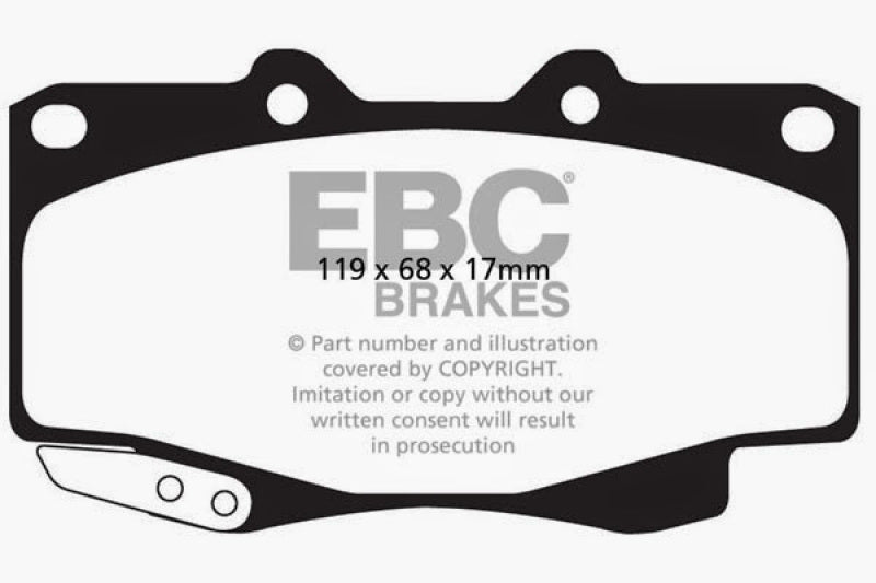 EBC Ultimax2 Front Brake Pads - UD799