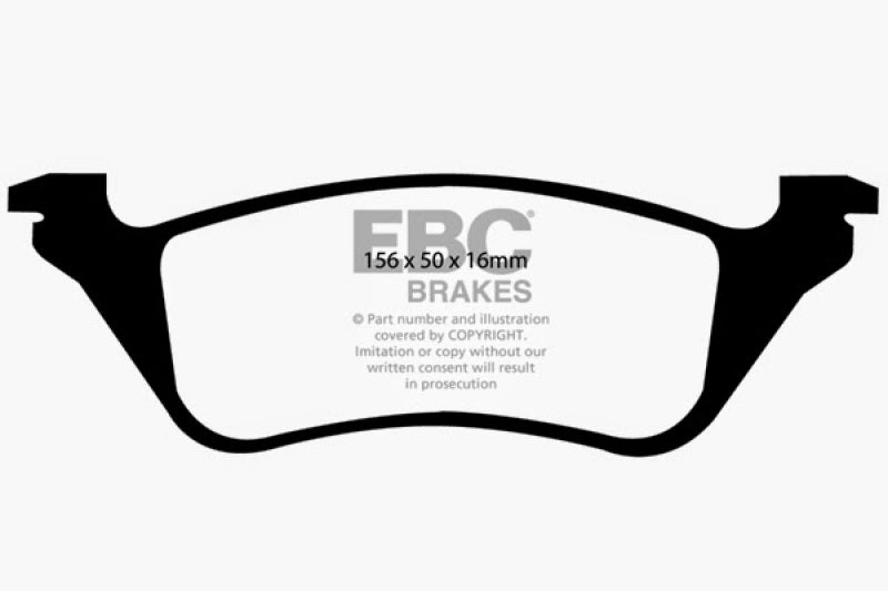 EBC GreenStuff Rear Brake Pads - DP61629 EBC