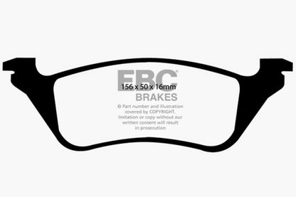 EBC GreenStuff Rear Brake Pads - DP61629 EBC